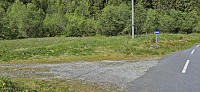 The marked trailhead