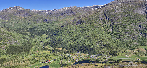 Øvre Helland from the descent