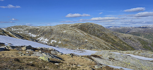 Langeskrednovi from the ascent