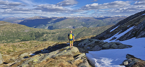 Descending towards Mælandsstølen