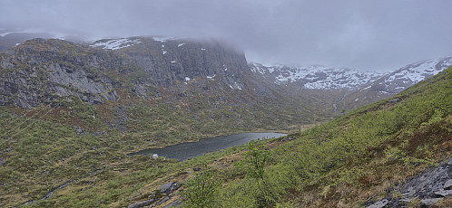 Dalavatnet from the ascent
