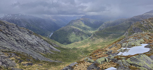 Nåmdalsfjellet from the descent