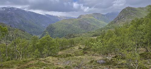Nåmdalsfjellet from the final part of the descent