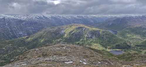 Nåmdalsfjellet from Blånipa