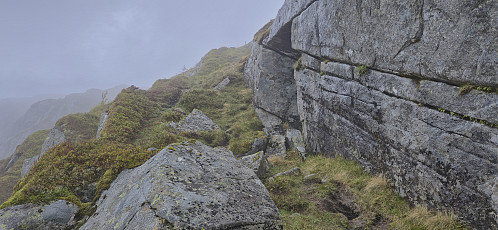 Marked trail to Brurahornet Vesttoppen
