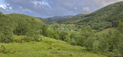Hjortland from the unnamed 168 hill
