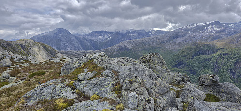 The summit of Gråurdstinden