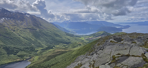 Rosendal from Gråurdstinden