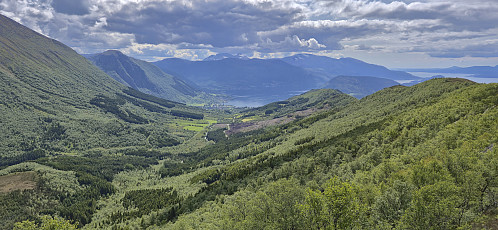 Rosendal from the descent
