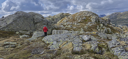 Approaching the summit