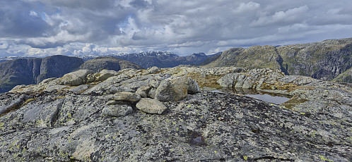 The summit of Øvrehusknotten