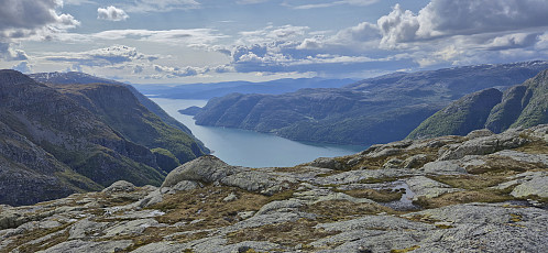 Austrpollen/Maurangerfjorden from Øvrehusknotten