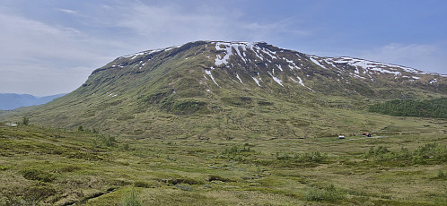 Looking back at Tverrfjellet