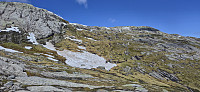 The steepest part of the ascent