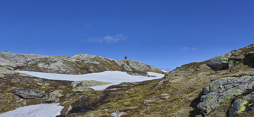 Approaching the summit
