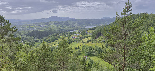 Kvamme from north of Svarthamrane