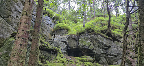The crux of my ascent of Langaberget