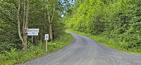 The start of the toll road