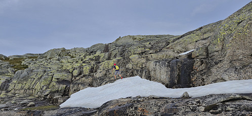 The final ascent to Gråeggi