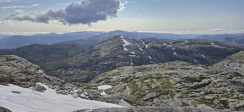 Looking back at Pyttafjellet from Gråeggi