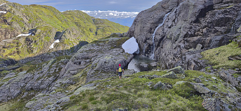 The last part of the descent from Gråeggi to Aurdalen