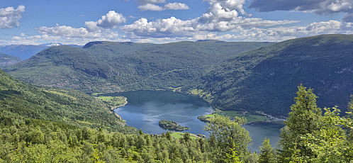 Barsnesfjorden from the ascent to Skjeggen