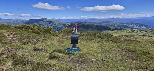 The visitor register at Helleberget