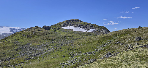 Approaching the summit of Vetle Hansbunuten