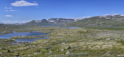 Finse from the descent from Vetle Hansbunuten