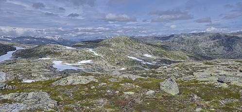 Storhaugane from Larsaslahøgdi