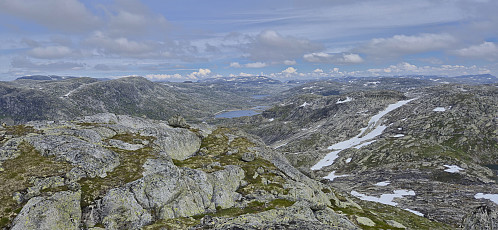 Låghellervatnet from Storhaugane
