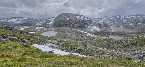 Søre Grøndalsnuten from the descent from Storhaugane Vest
