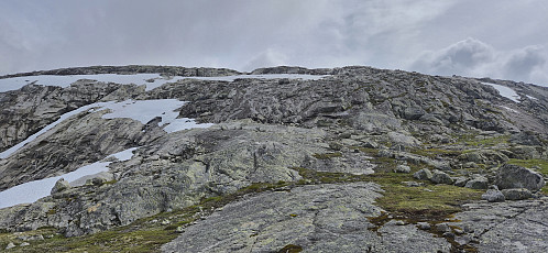 The potentially tricky part of the ascent to Søre Grøndalsnuten
