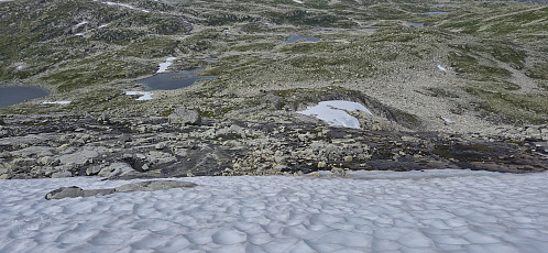 The steep part of the descent from Søre Grøndalsnuten (looks a bit steeper than it is)