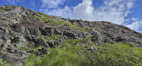 The final ascent to the summit