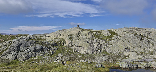 The summit cairn at Storafjellet