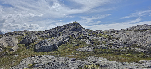 Approaching the summit of Grytingsfjellet