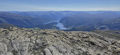 Ulvikafjorden from Skorafjellet