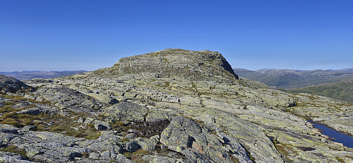Finally approaching the summit of Mjølfjellet