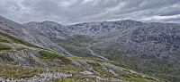 Øvsthusdalen from the ascent