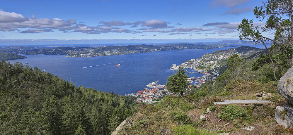 The viewpoint near "lysløypen"