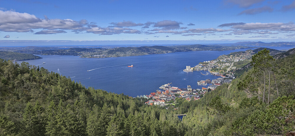 Sandviken/Ytre Sandviken from the viewpoint
