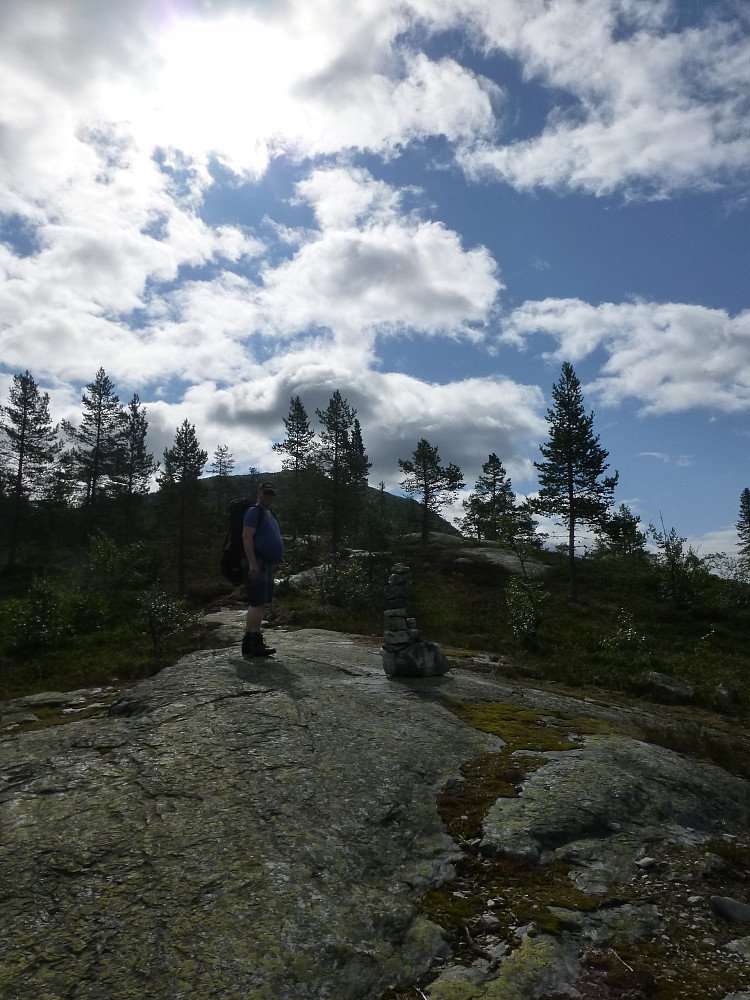 Fine rygger og sva å gå på oppover