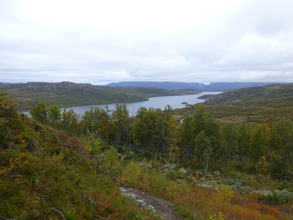 Første utsikten av Møsvatn