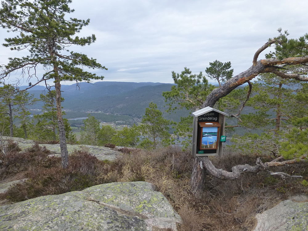 Utsiktspunktet med kasse