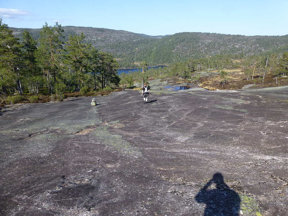 Større svaområde på returen, greit at det er tørt ellers kan det fort bli for bratt