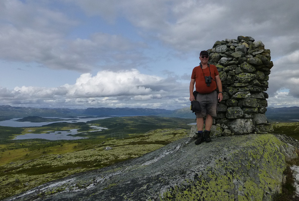 Toppvarden med utsikt nordover