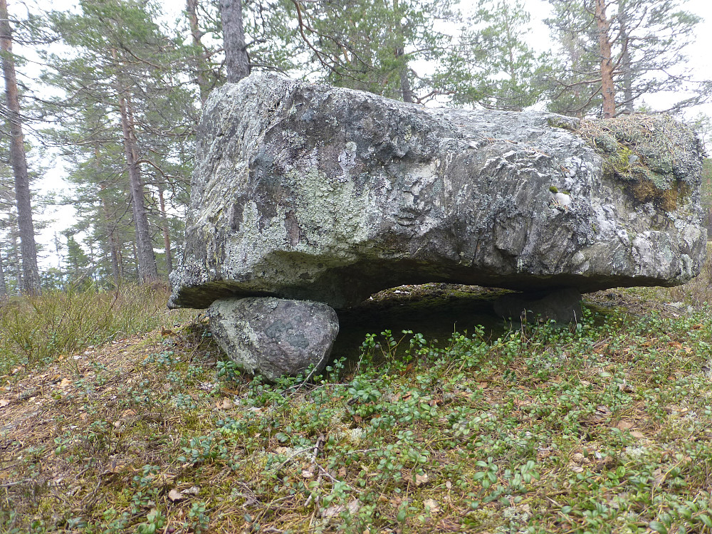 En stein med støttehjul