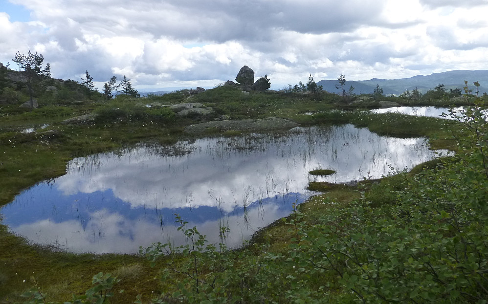 Småtjønner ved Kollingkyrkja og flyttblokka