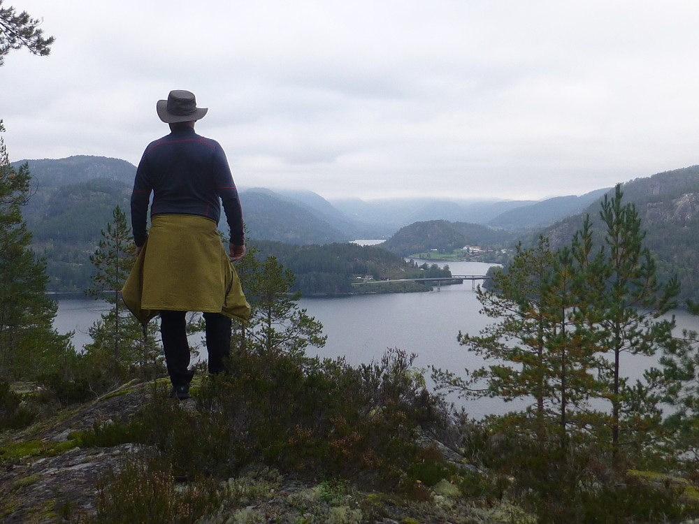 Utsikt mot Kviteseid og Kvitsund